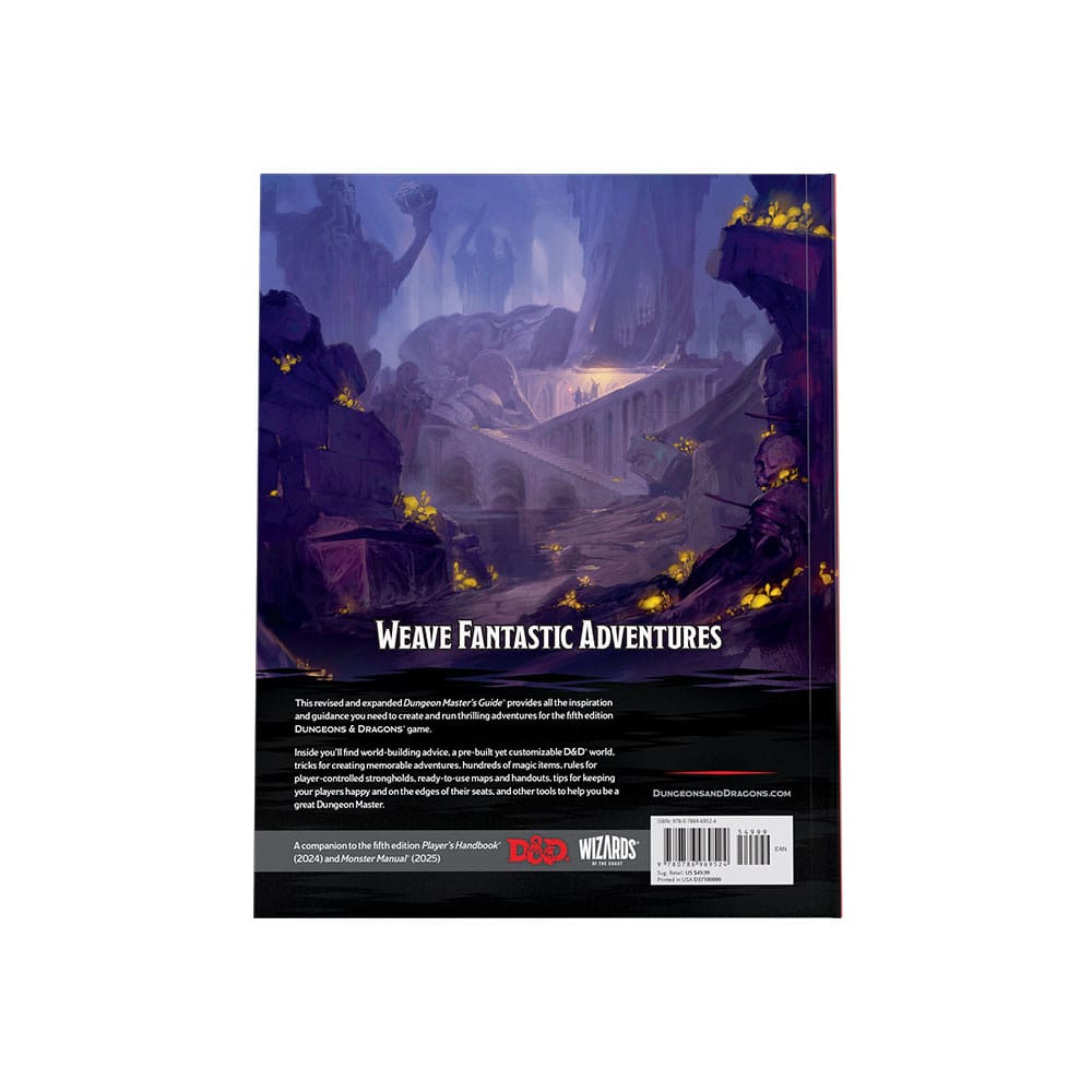 Dungeons & Dragons RPG Dungeon Master's Guide 2024 Inglés