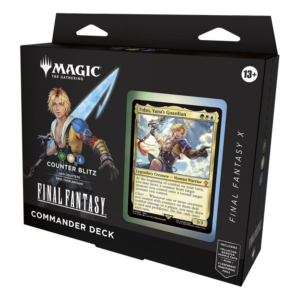 Magic the Gathering Final Fantasy Mazos de Commander Caja (4) inglés