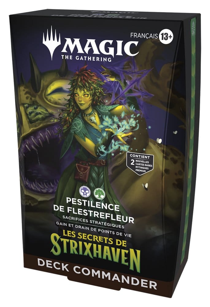 Magic the Gathering Les secrets de Strixhaven Mazos de Commander Caja (5) francés