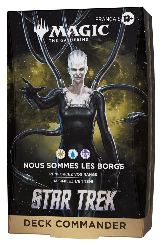 Magic the Gathering Star Trek Mazos de Commander Caja (4) francés