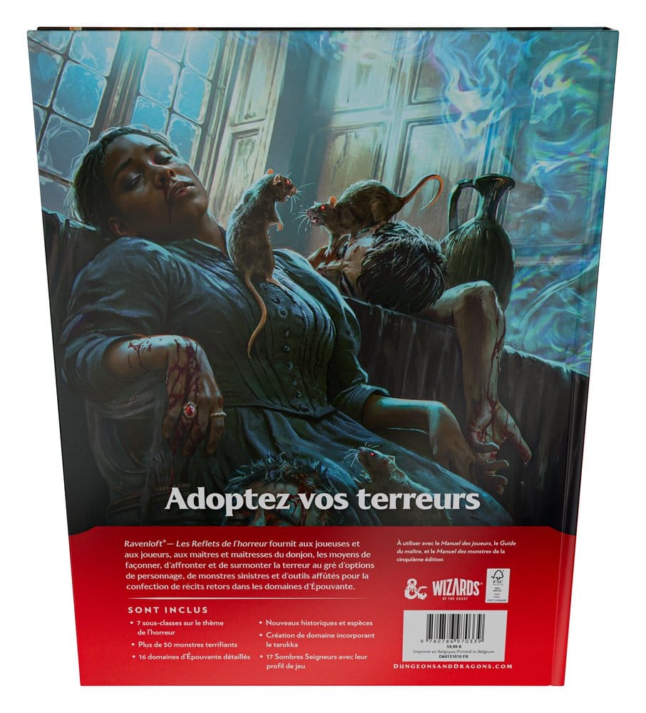 Dungeons & Dragons RPG Ravenloft: Les Reflets de l'Horreur Libro *Edición Francés*