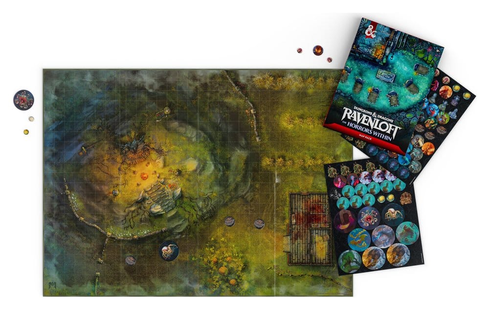 Dungeons & Dragons RPG Ravenloft: The Horrors Within Pack de Mapas *Edición Inglés*