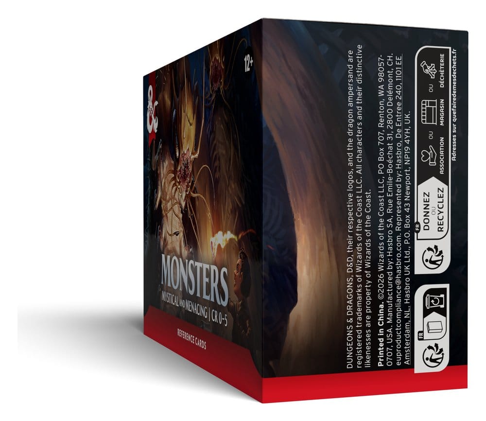 Dungeons & Dragons RPG Tarjetas de Referencia: Monstruos (Místicos y Amenazantes) *Edición Inglés*