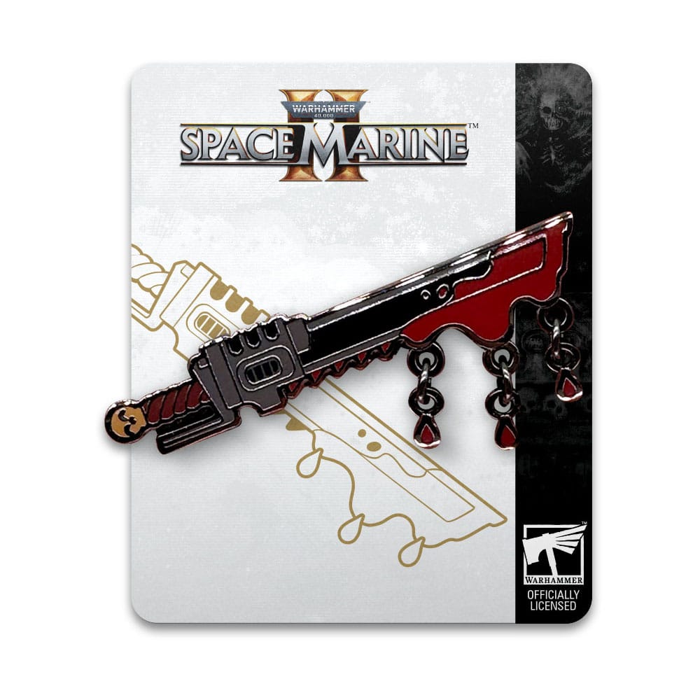 Space Marine 2 Chapa Chainsword 5 cm - Z POP Toys