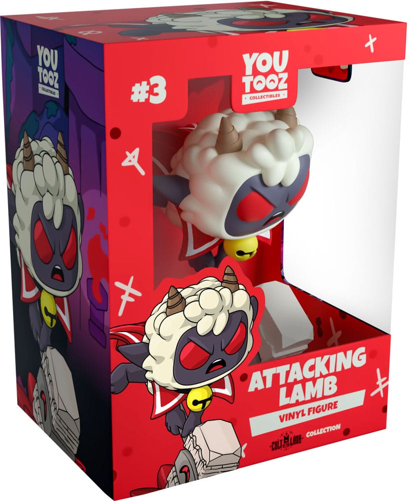 Cult of the Lamb Figura Vinyl Attacking Lamb 11 cm