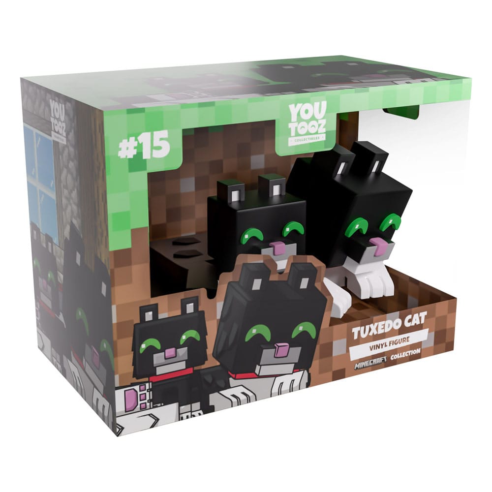 Minecraft Figura Vinyl Tuxedo Cat 6 cm - Z POP Toys
