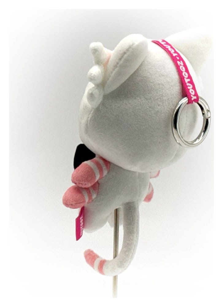 Hazbin Hotel Llavero Peluche Angel Dust Kitty 13 cm