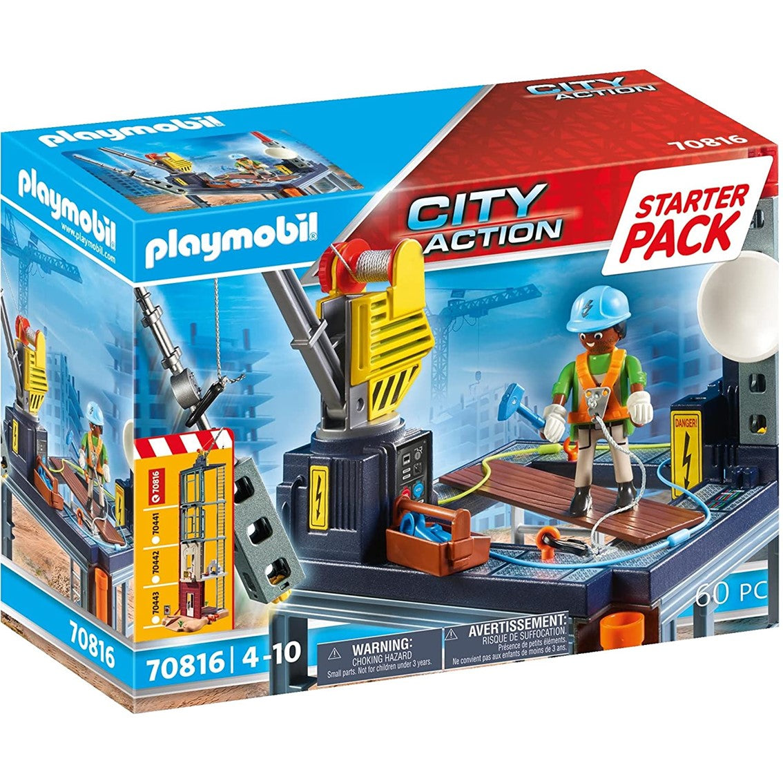 Playmobil starter pack construction avec grue – Z POP Toys