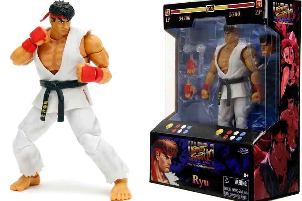 RYU FIGURA 15 CM ULTRA STREET FIGHTER II: THE FINAL CHALLENGERS