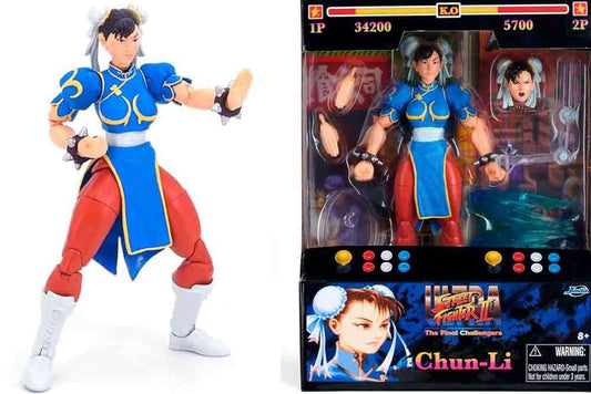 CHUN-LI FIGURA 15 CM ULTRA STREET FIGHTER II: THE FINAL CHALLENGERS