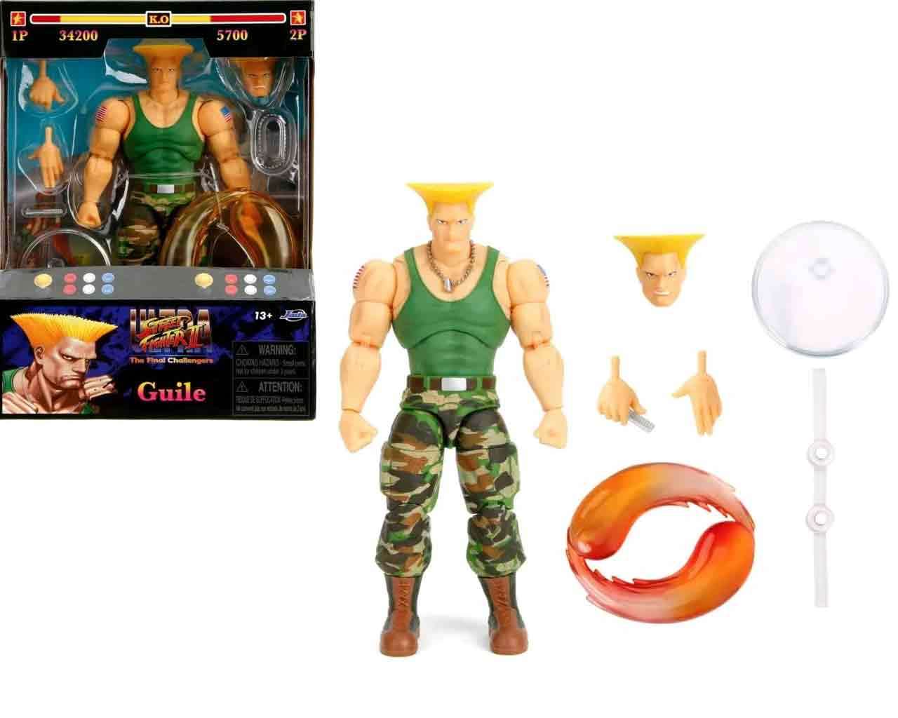 GUILE FIGURA 15 CM ULTRA STREET FIGHTER II: THE FINAL CHALLENGERS