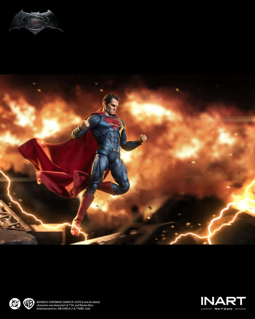 Inart Dawn Of Justice Superman 1/12 Action Figure