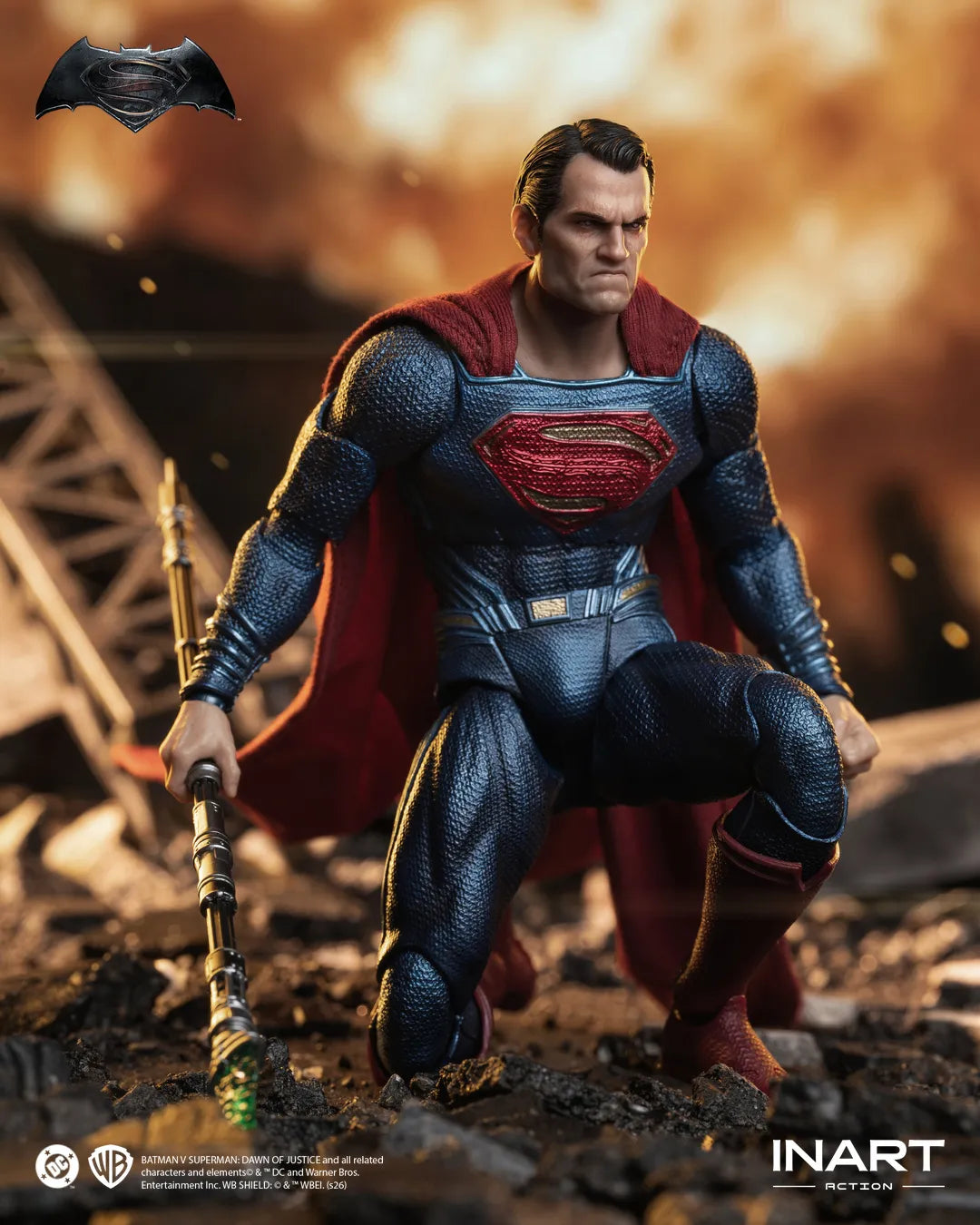 Inart Dawn Of Justice Superman 1/12 Action Figure