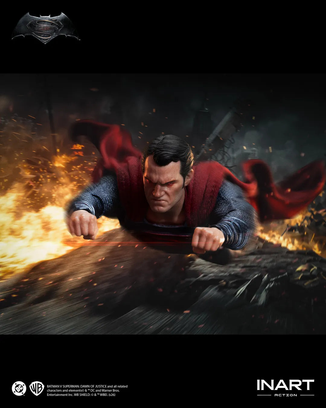 Inart Dawn Of Justice Superman 1/12 Action Figure