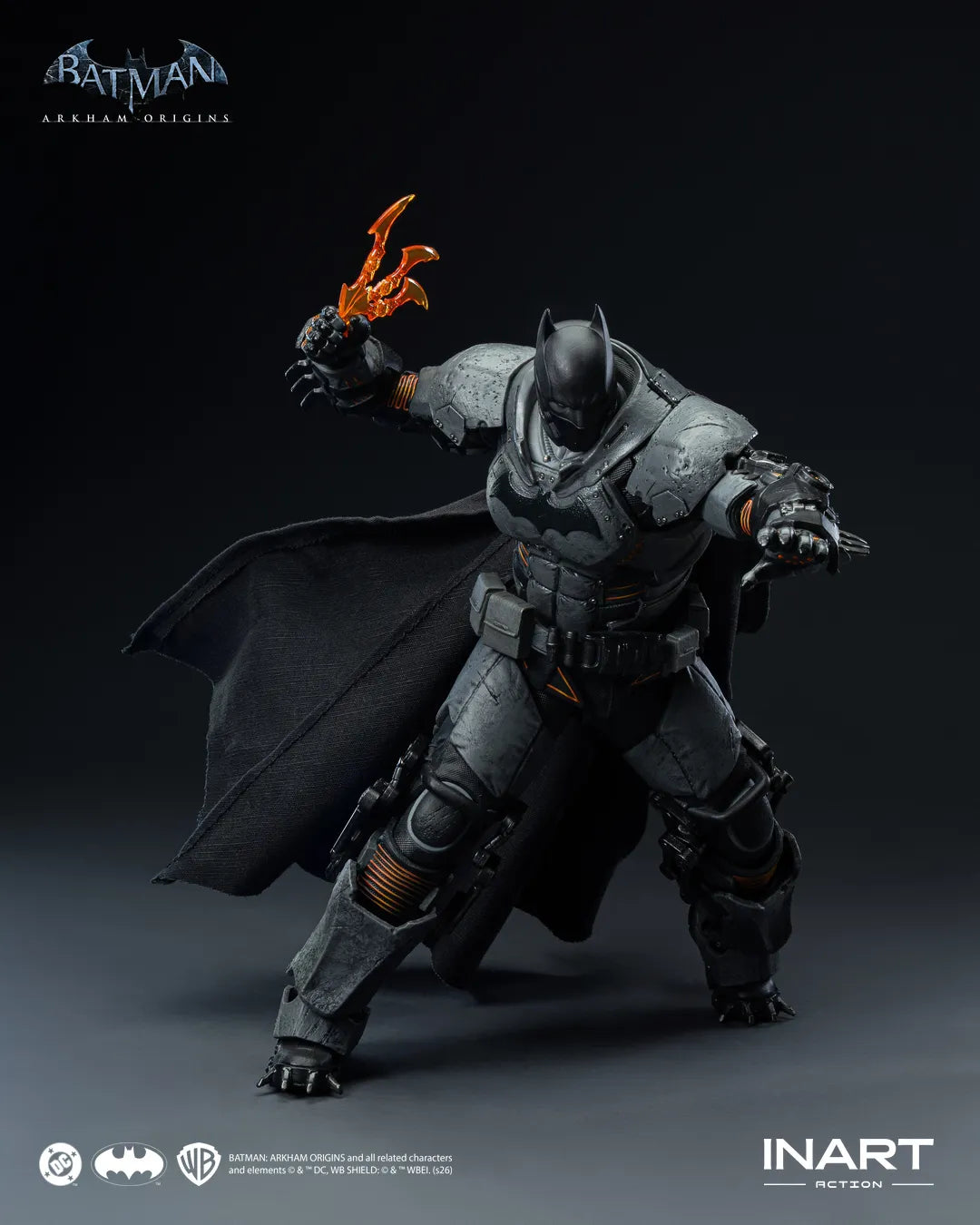 Inart Batman Arkham Origins Batman (xe Suit) 1/12 Action Figure