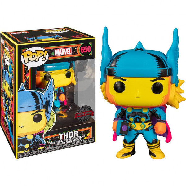 FUNKO POP MARVEL BLACK LIGHT THOR MULTICOLOR 48847 - Z POP Toys