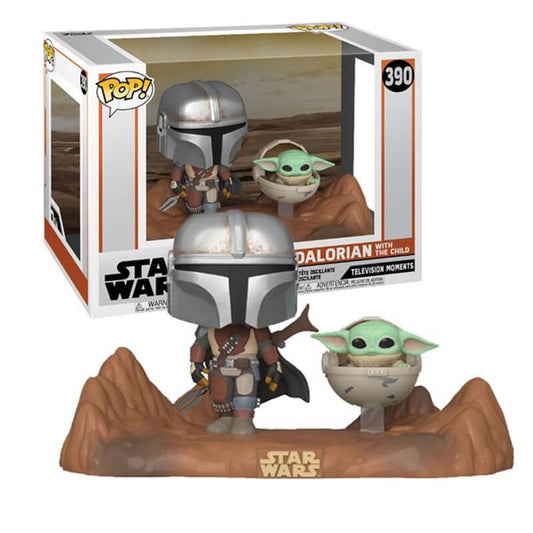 FUNKO POP STAR WARS THE MANDALORIAN THE MANDALORIAN & BABY YODA - Z POP Toys