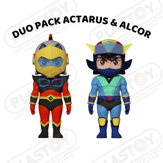 ACTARUS & ALCOR PACK 2 FIGURAS 6 CM GOLDORAK UFO ROBOT GRENDIZER