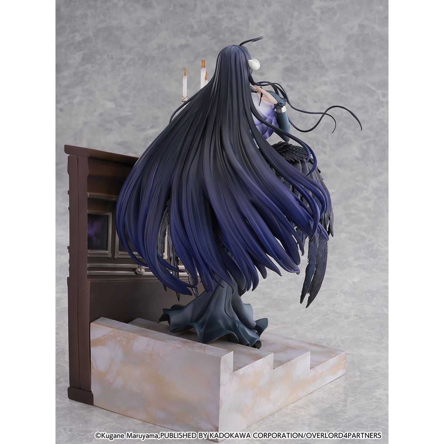 ALBEDO JET BLACK DRESS VER. STATUE 28 CM OVERLORD 1/7 SCALE