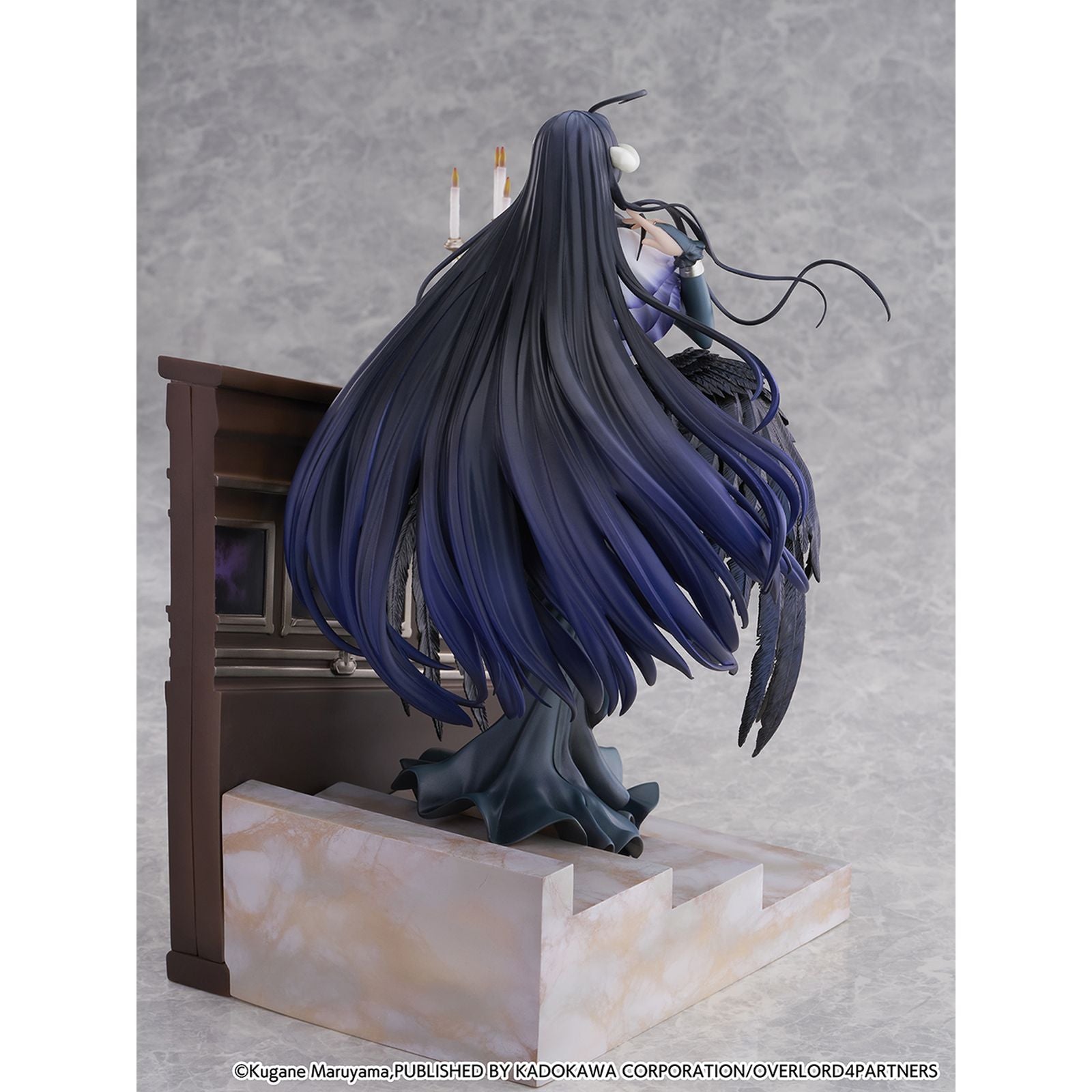 ALBEDO JET BLACK DRESS VER. STATUE 28 CM OVERLORD 1/7 SCALE