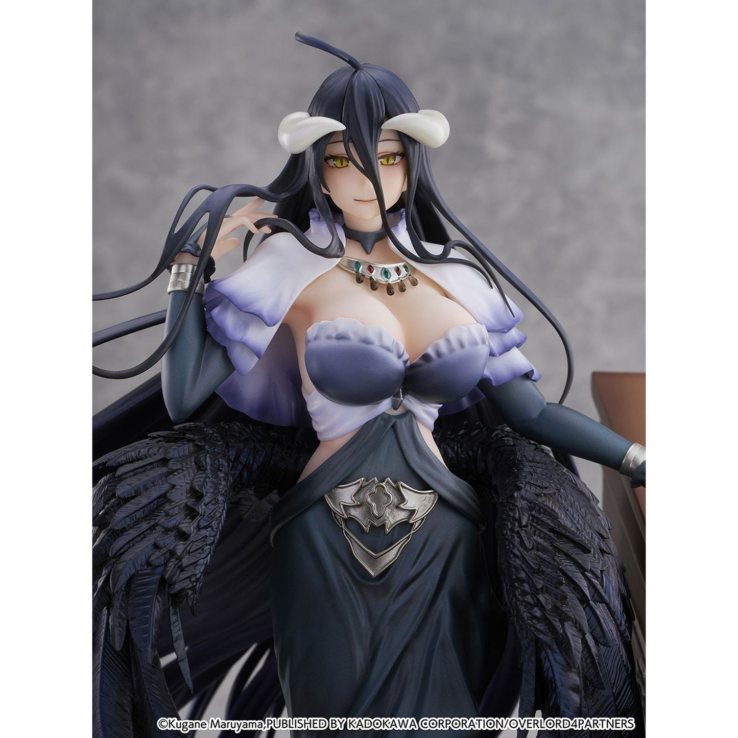 ALBEDO JET BLACK DRESS VER. STATUE 28 CM OVERLORD 1/7 SCALE