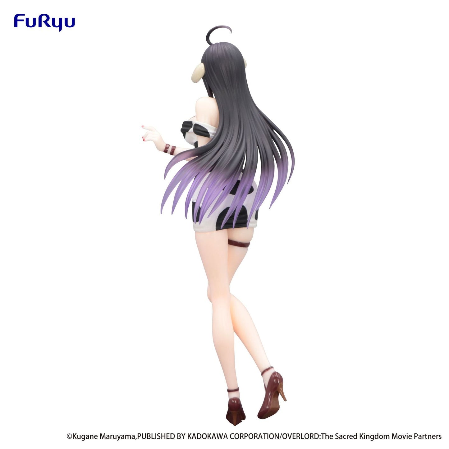 ALBEDO MINI DRESS COW PATTERN VERSION FIGURA 21 CM OVERLORD TRIO-TRY-IT