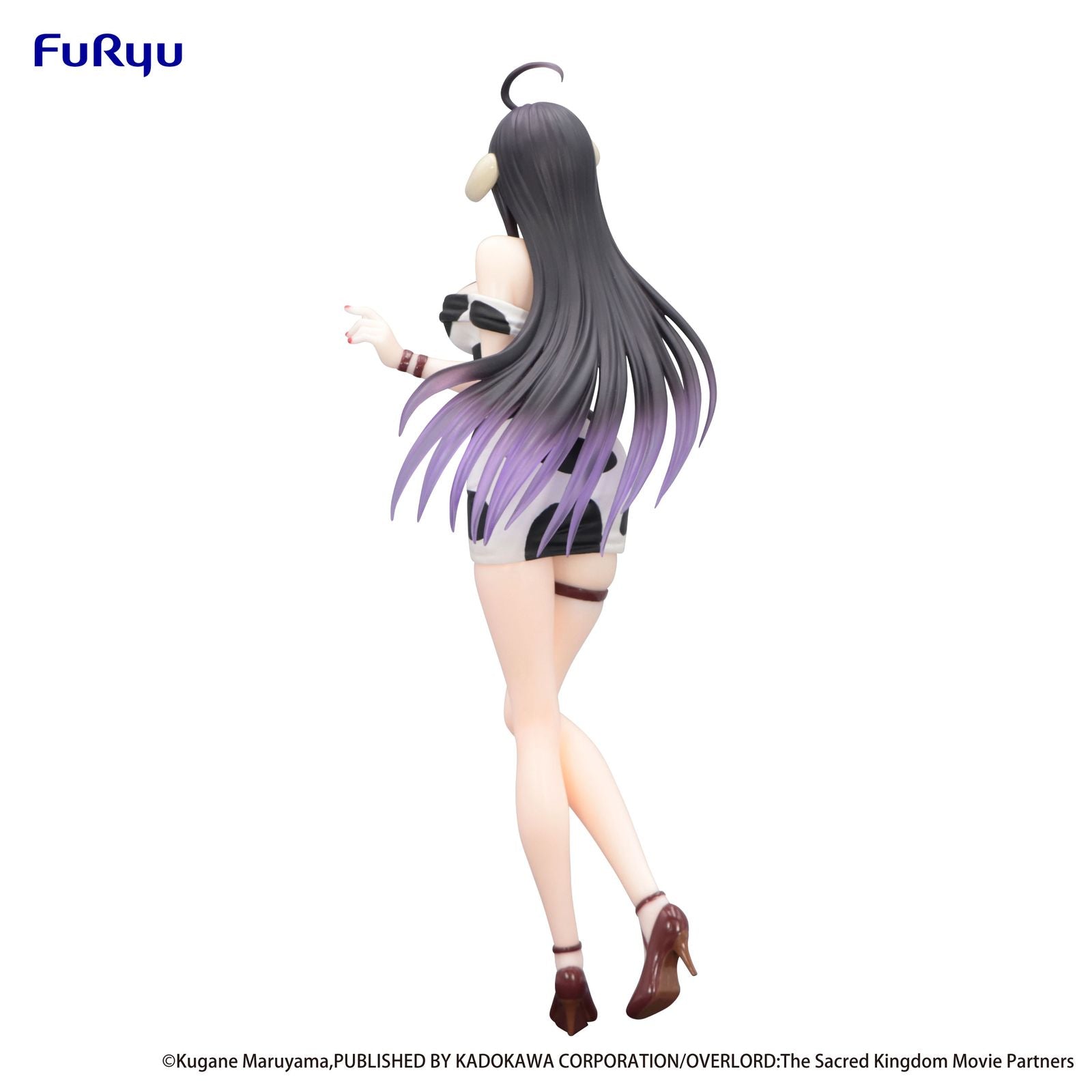 ALBEDO MINI DRESS COW PATTERN VERSION FIGURA 21 CM OVERLORD TRIO-TRY-IT