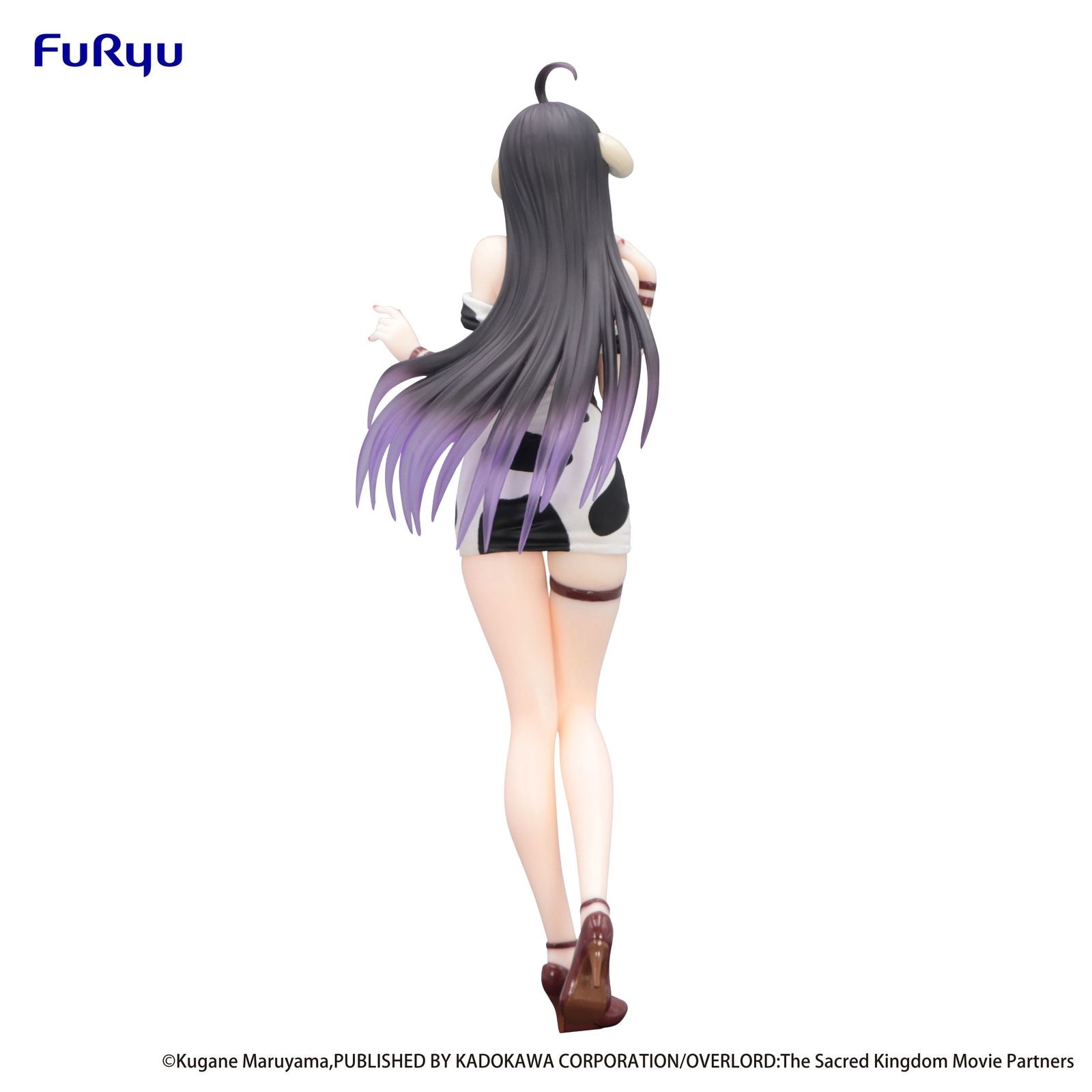 ALBEDO MINI DRESS COW PATTERN VERSION FIGURA 21 CM OVERLORD TRIO-TRY-IT