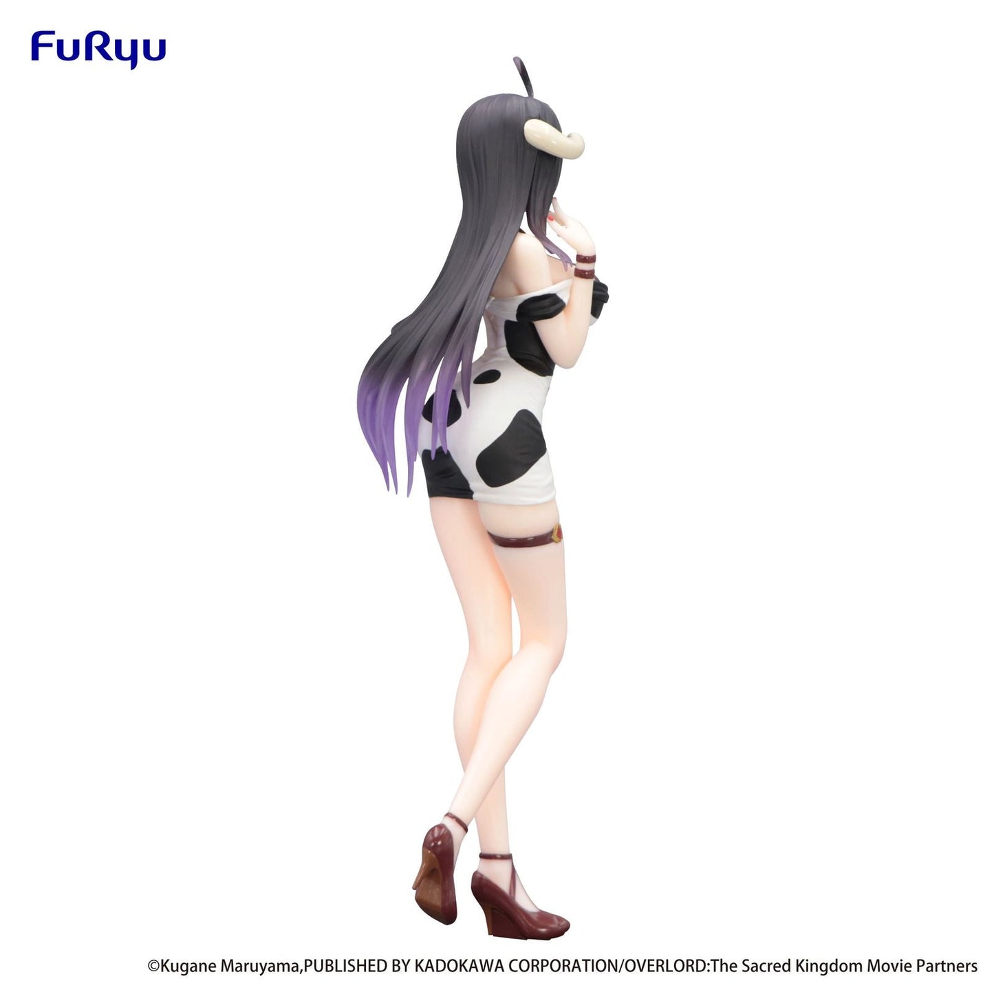 ALBEDO MINI DRESS COW PATTERN VERSION FIGURA 21 CM OVERLORD TRIO-TRY-IT