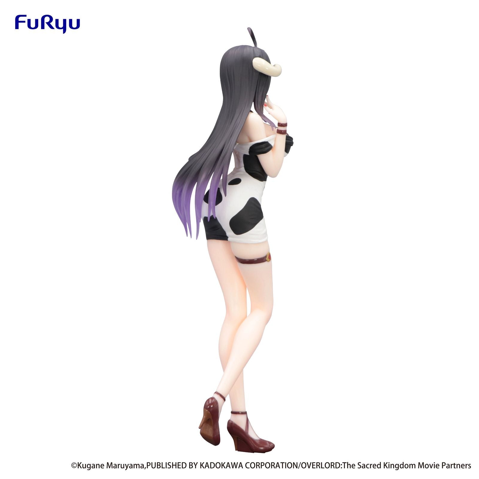 ALBEDO MINI DRESS COW PATTERN VERSION FIGURA 21 CM OVERLORD TRIO-TRY-IT