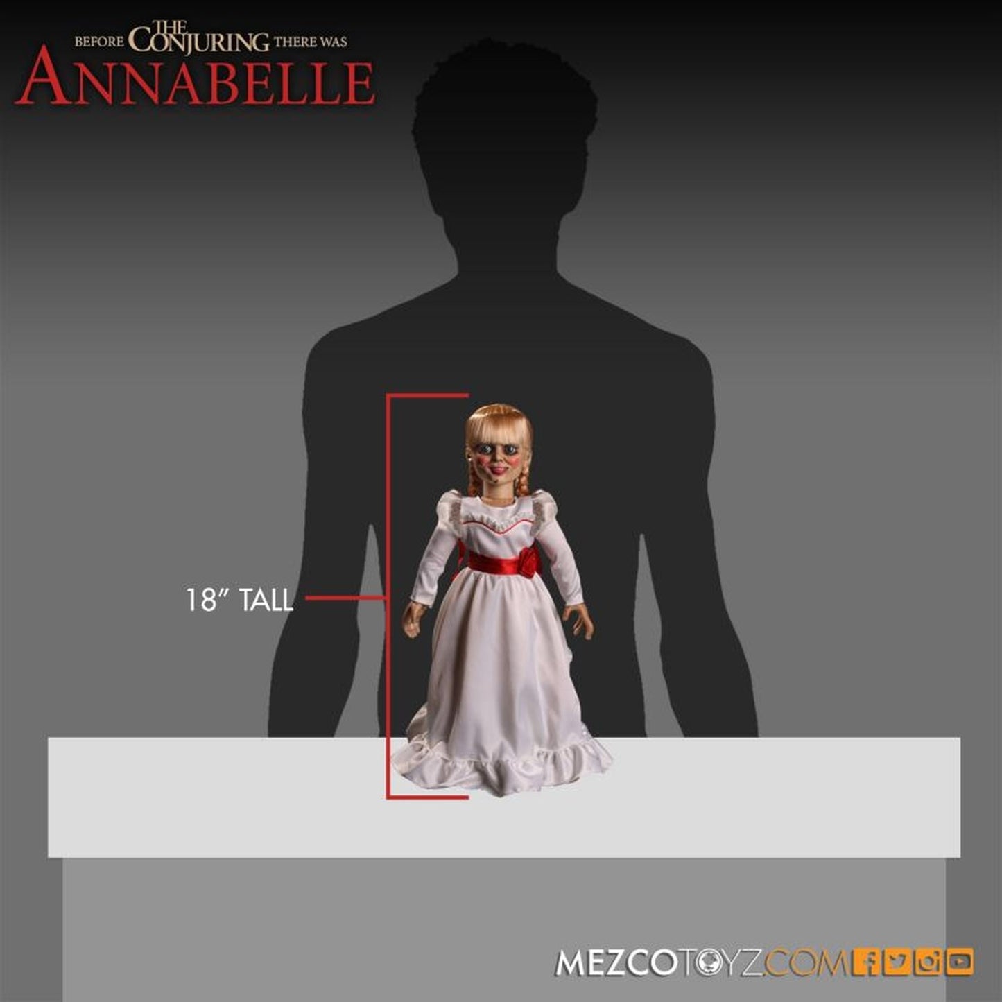 ANNABELLE PROP REPLICA 45 CM THE CONJURING RE-RUN