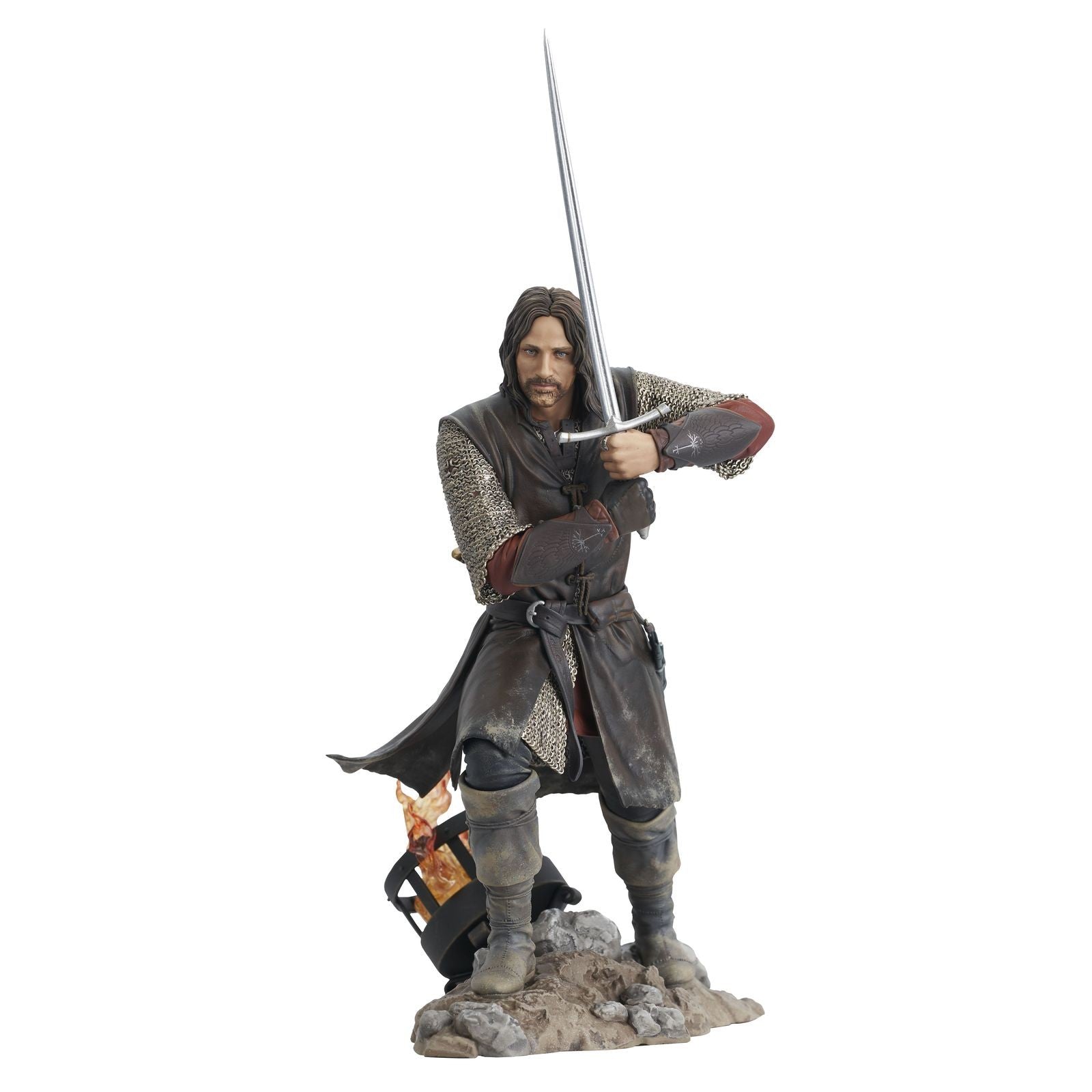 ARAGORN PVC DIORAMA 25 CM THE LORD OF THE RINGS GALLERY RE-RUN