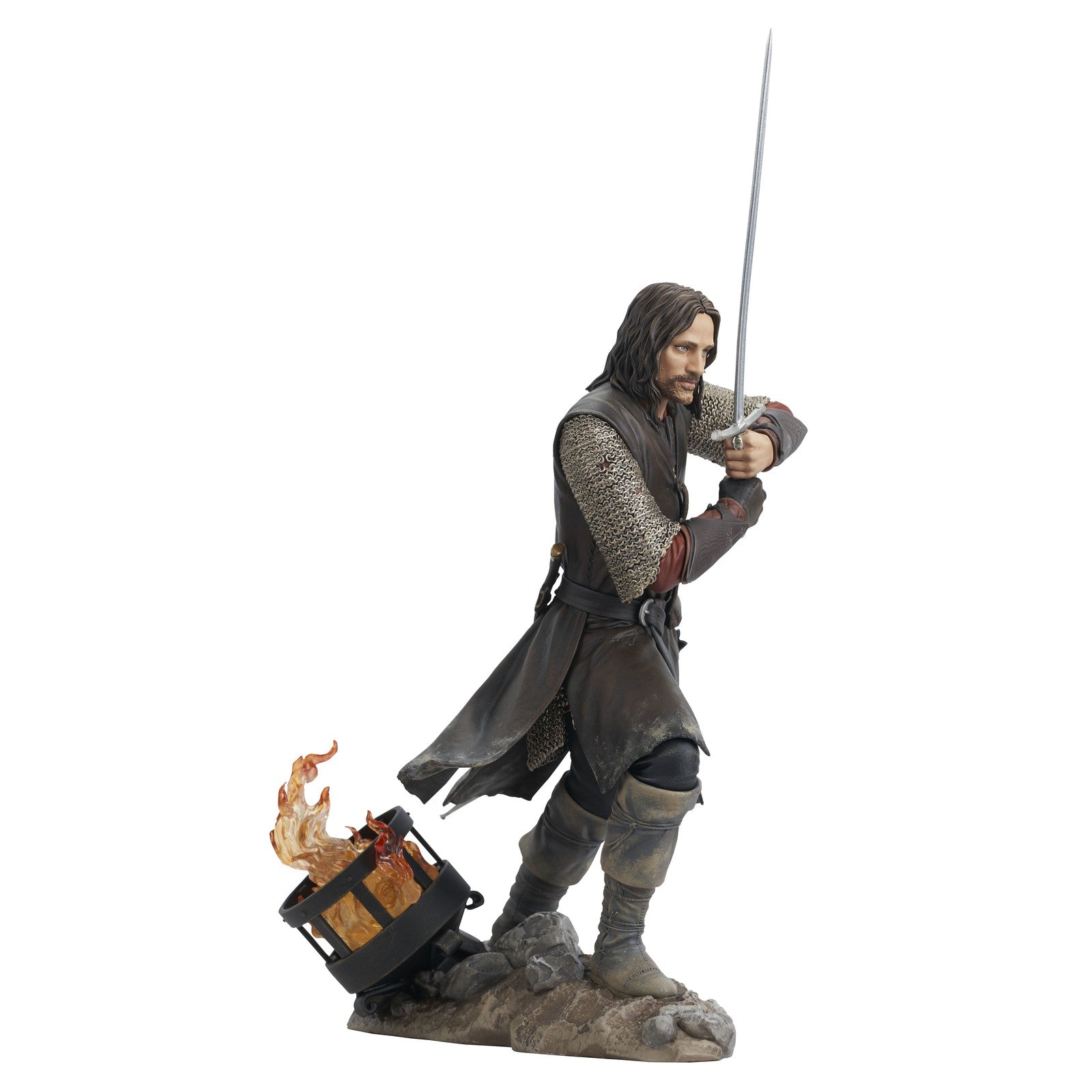 ARAGORN PVC DIORAMA 25 CM THE LORD OF THE RINGS GALLERY RE-RUN