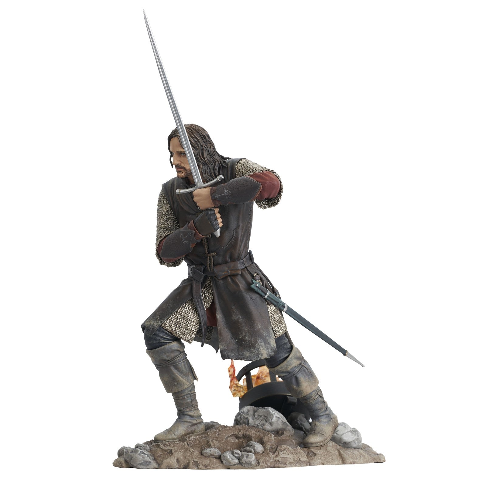 ARAGORN PVC DIORAMA 25 CM THE LORD OF THE RINGS GALLERY RE-RUN