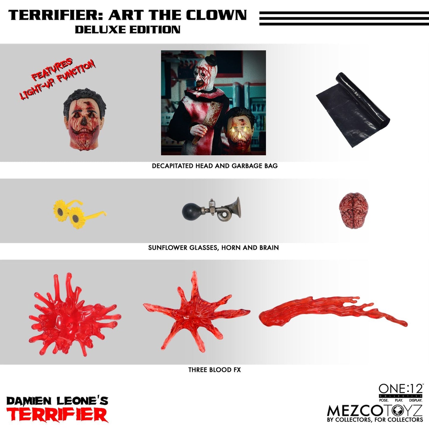 ART THE CLOWN FIG. 18 CM TERRIFIER ONE:12 COLLECTIVE