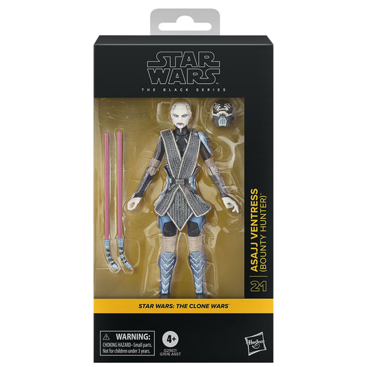 ASAJJ VENTRESS (BOUNTY HUNTER) FIGURA 15 CM STAR WARS: THE CLONE WARS THE BLACK SERIES