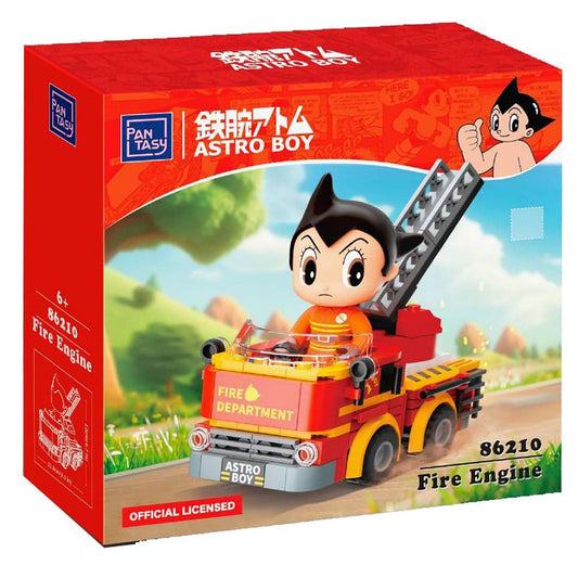 ASTRO BOY FIRE ENGINE SET CONSTRUCCION 13 CM FANTASTIC CAR SERIES