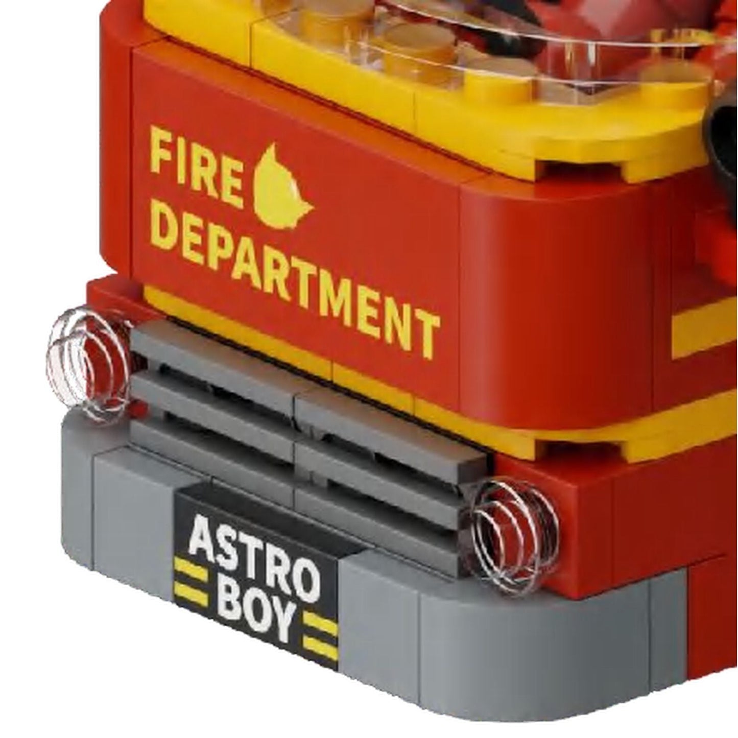 ASTRO BOY FIRE ENGINE SET CONSTRUCCION 13 CM FANTASTIC CAR SERIES