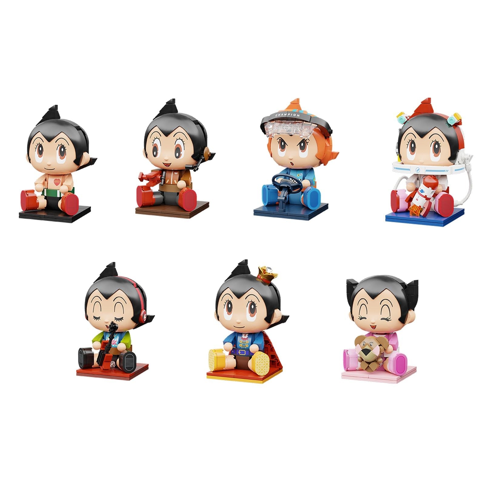 ASTRO BOY SURTIDO 6 SETS CONSTRUCCION 12,5 CM SITTING BABY SERIES