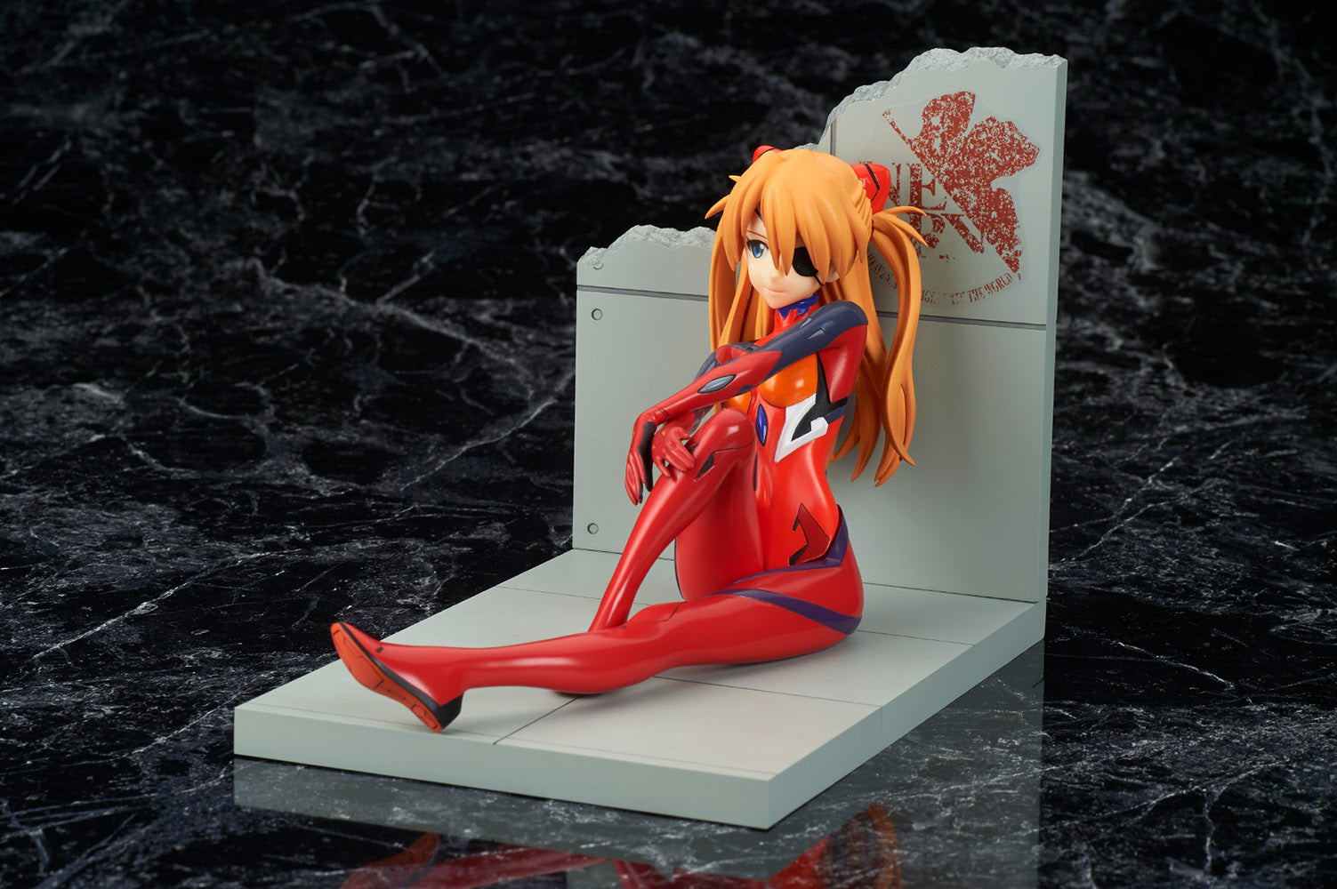 ASUKA SHIKINAMI LANGLEY PLUGSUIT VERSION NEW MOVIE EDITION FIGURA 11,5 CM REBUILD OF EVANGELION