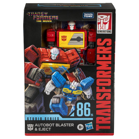 AUTOBOT BLASTER & EJECT VOYAGER CLASS SET FIGURA 16,5 CM TRANSFORMERS: THE MOVIE STUDIO SERIES  RE-RUN