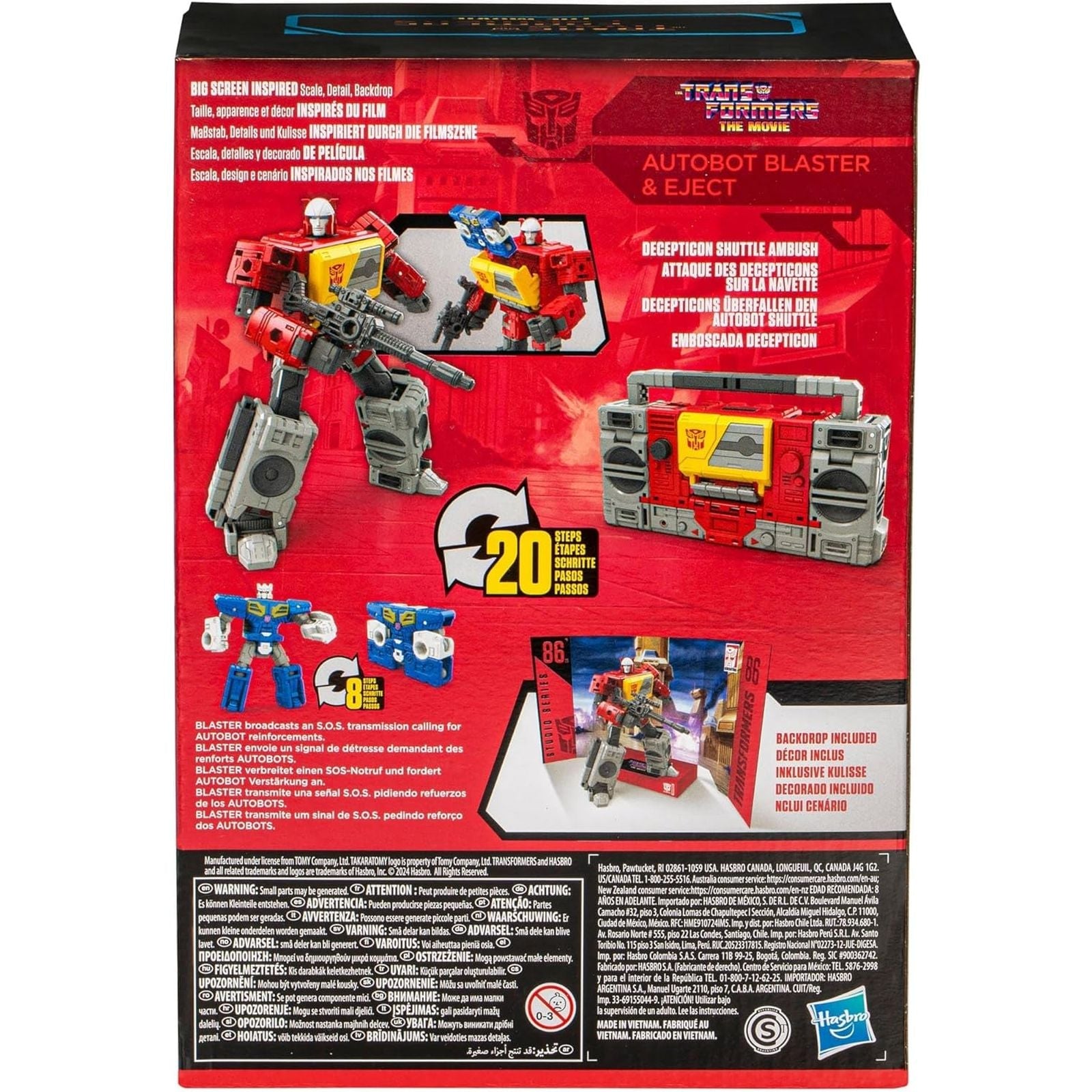 AUTOBOT BLASTER & EJECT VOYAGER CLASS SET FIG. 16,5 CM TRANSFORMERS: THE MOVIE STUDIO SERIES 