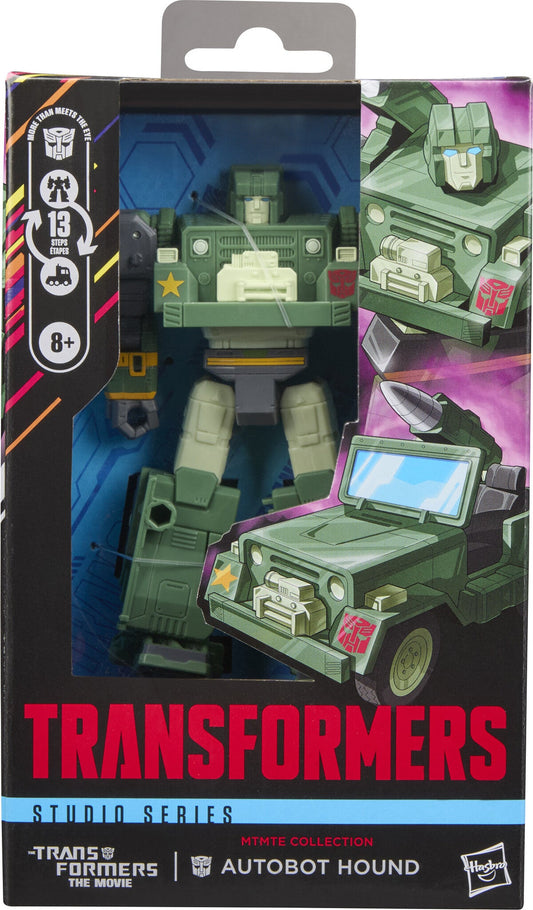AUTOBOT HOUND DELUXE CLASS FIGURA 14 CM TRANSFORMERS THE MOVIE STUDIO SERIES MTMTE COLLECTION