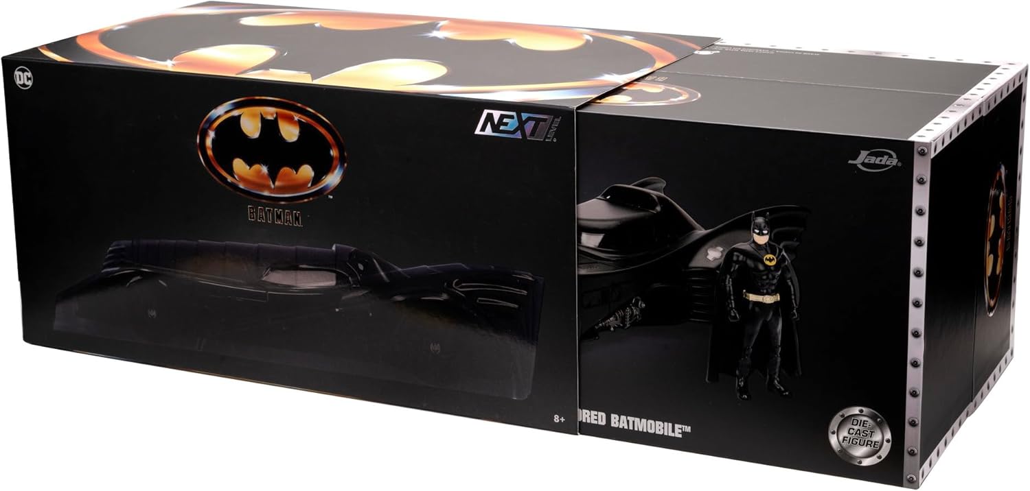 BATMAN & ARMORED BATMOBILE 1989 LIMITED EDITION SET 1/24 SCALE DC UNIVERSE