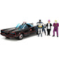 BATMOBILE 1966 CLASSIC TV & SET 4 FIGURAS 1/24 SCALE DC UNIVERSE