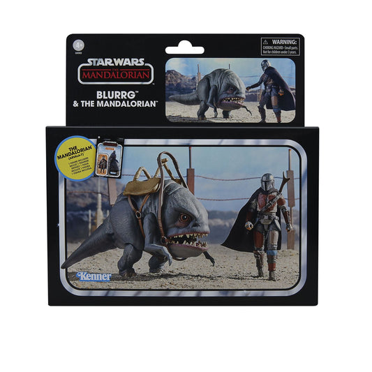 BLURRG & THE MANDALORIAN PACK 2 FIG. 9,5 CM STAR WARS: THE MANDALORIAN THE VINTAGE COLLECTION