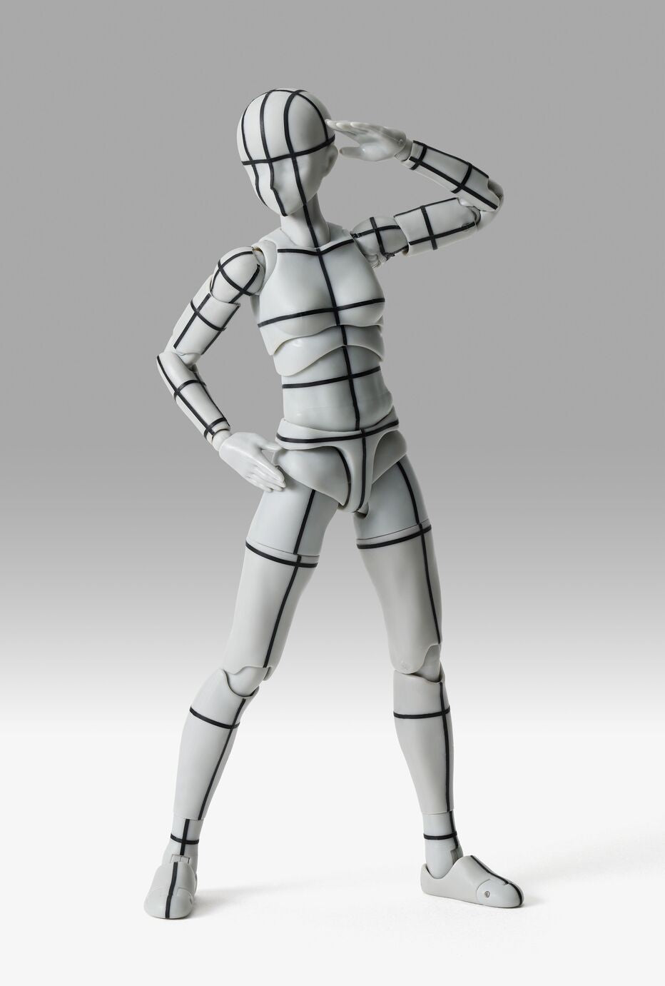 BODY CHAN -SPORTS EDITION WIRE FRAME- (GRAY COLOR VER.) FIG. 13,5 CM BODY KUN / BODY CHAN SH FIGUARTS