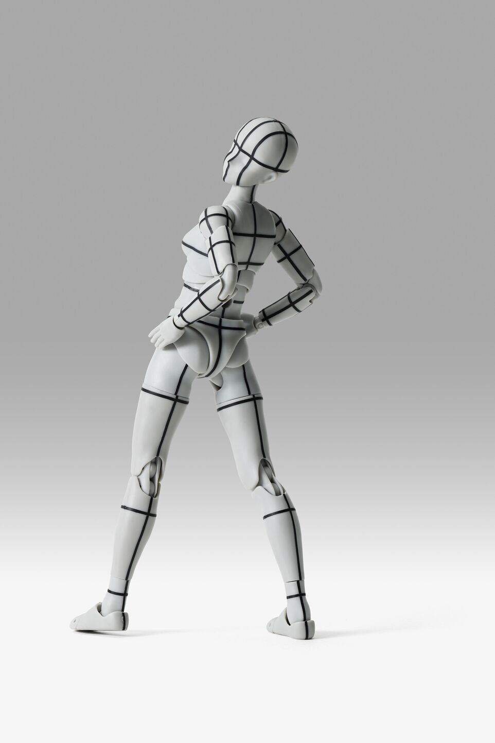 BODY CHAN -SPORTS EDITION WIRE FRAME- (GRAY COLOR VER.) FIG. 13,5 CM BODY KUN / BODY CHAN SH FIGUARTS