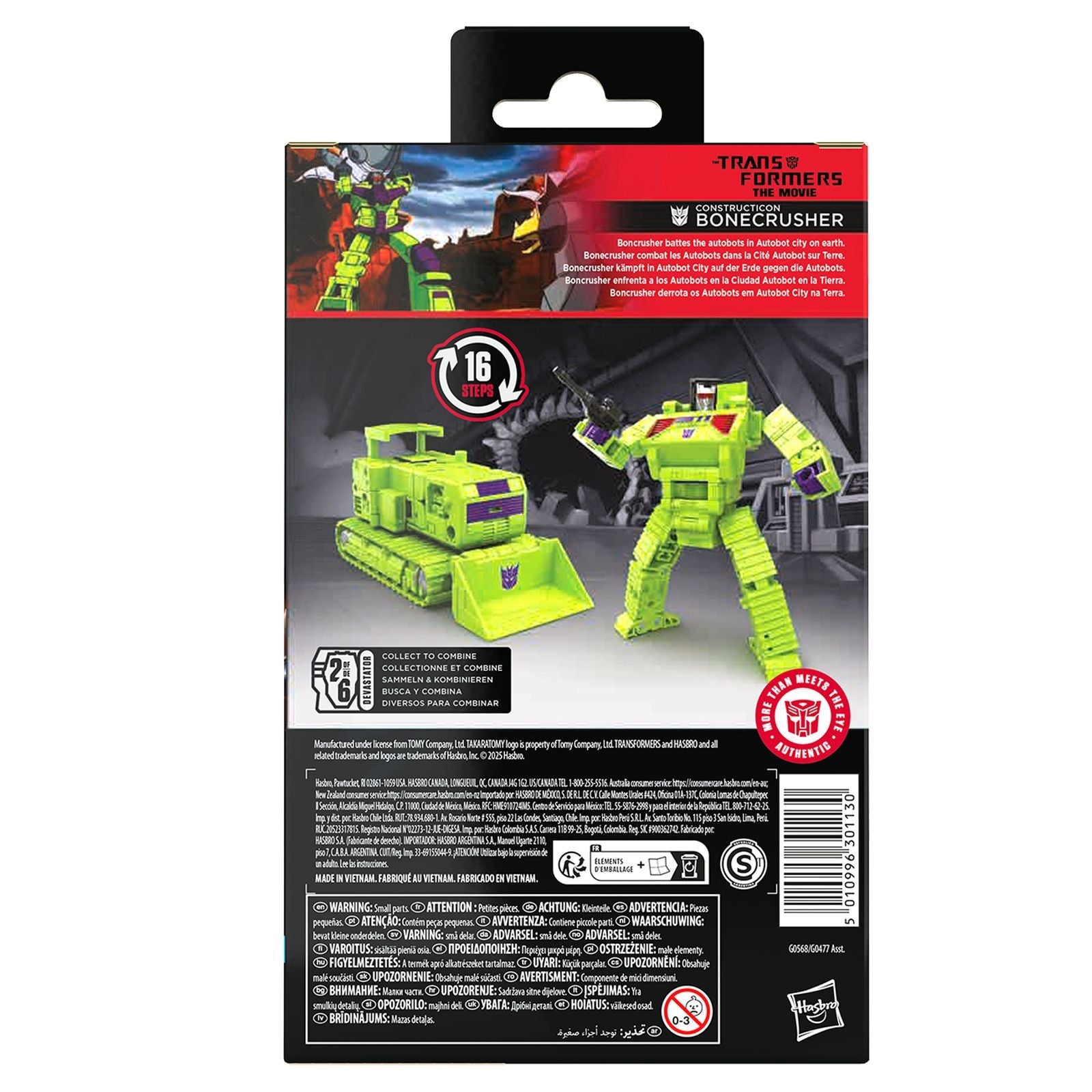 BONECRUSHER DELUXE CLASS FIG. 11,5 CM THE TRANSFORMERS: THE MOVIE STUDIO SERIES