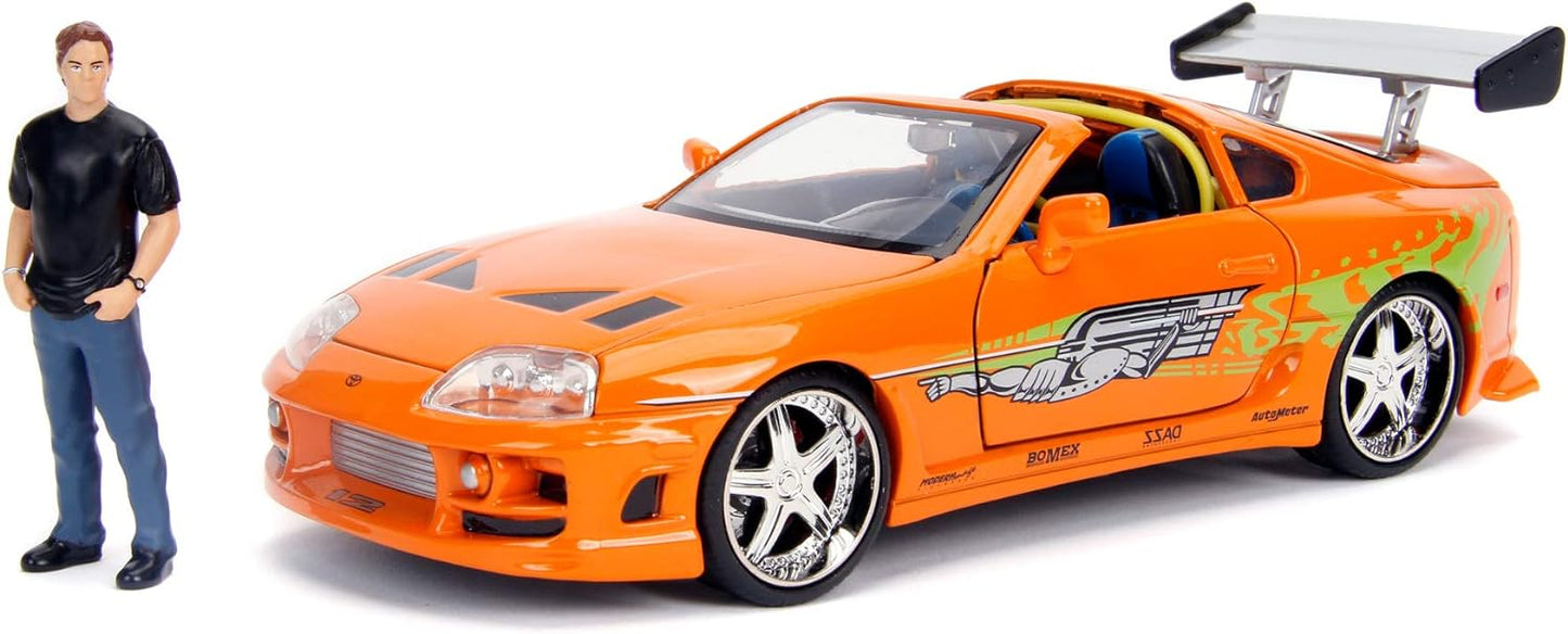 BRIAN & TOYOTA SUPRA SET 1/24 SCALE FAST & FURIOUS